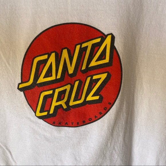2/$30 || Santa Cruz White Tee - Picture 2 of 4